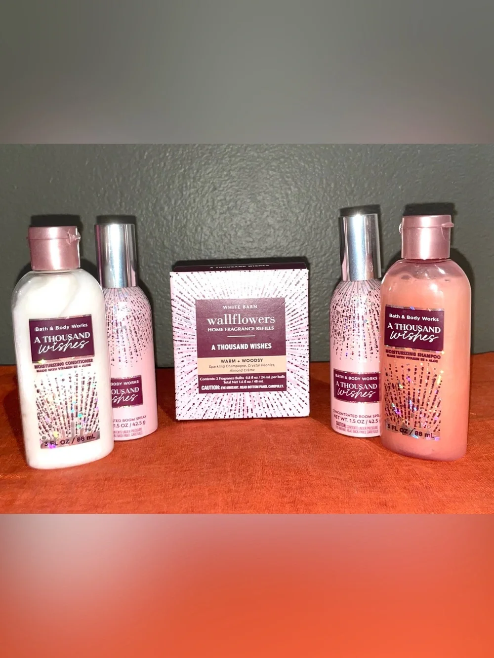 Bath & Body Works A THOUSAND WISHES HUGE 12 PIECE BUNDLE + Reusable Gift Bag